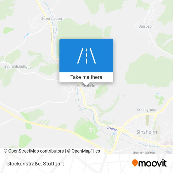 Карта Glockenstraße