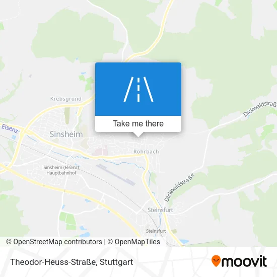 Карта Theodor-Heuss-Straße