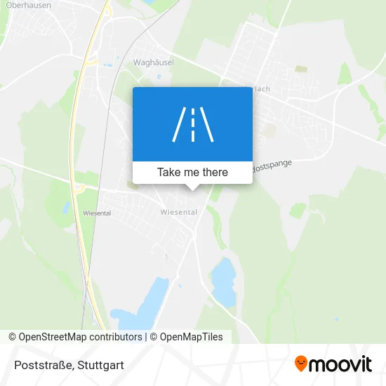 Карта Poststraße