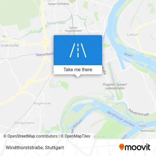 Карта Windthorststraße