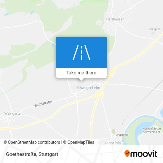 Карта Goethestraße