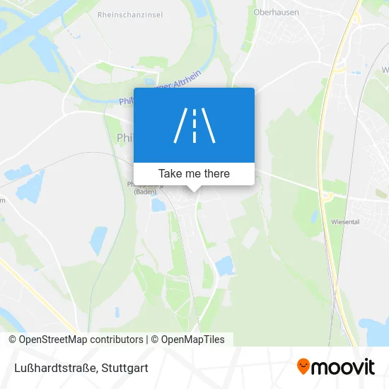 Карта Lußhardtstraße