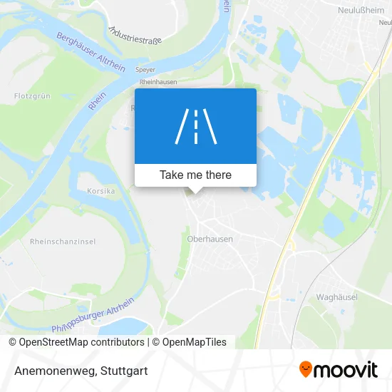 Карта Anemonenweg