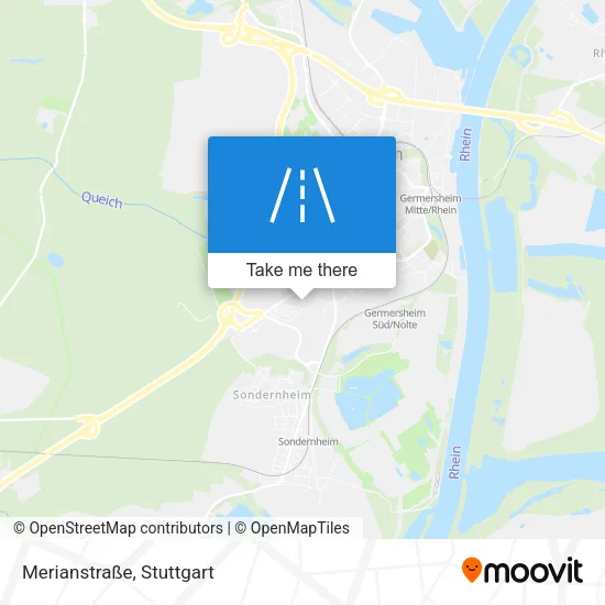 Карта Merianstraße