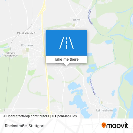 Карта Rheinstraße