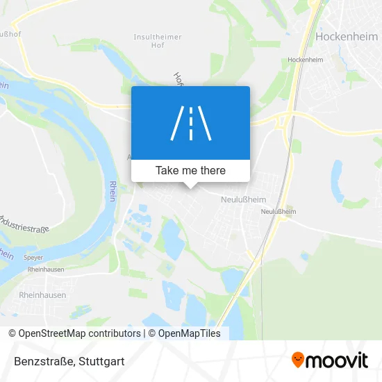 Карта Benzstraße