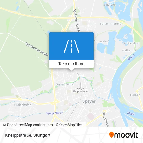 Карта Kneippstraße