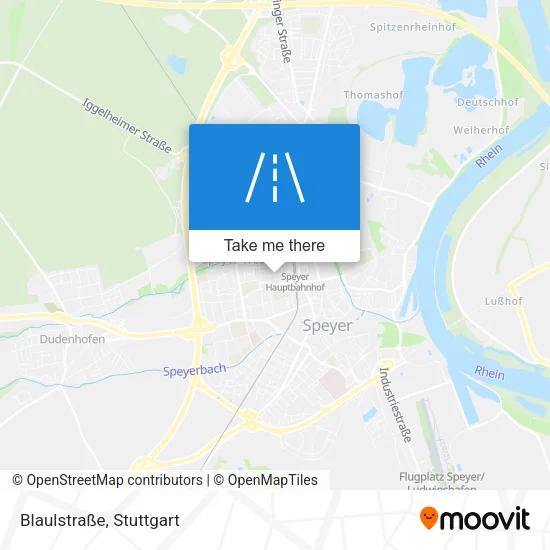 Карта Blaulstraße