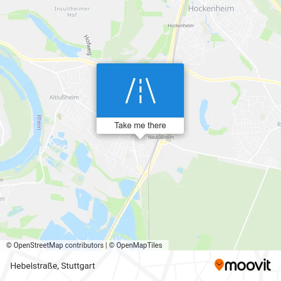 Карта Hebelstraße