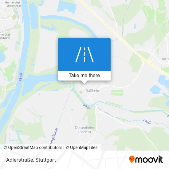 Карта Adlerstraße