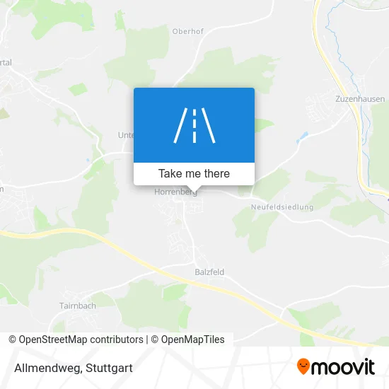 Карта Allmendweg