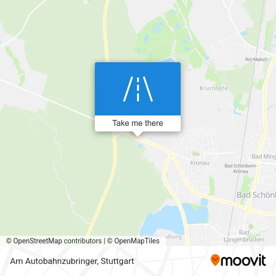 Карта Am Autobahnzubringer