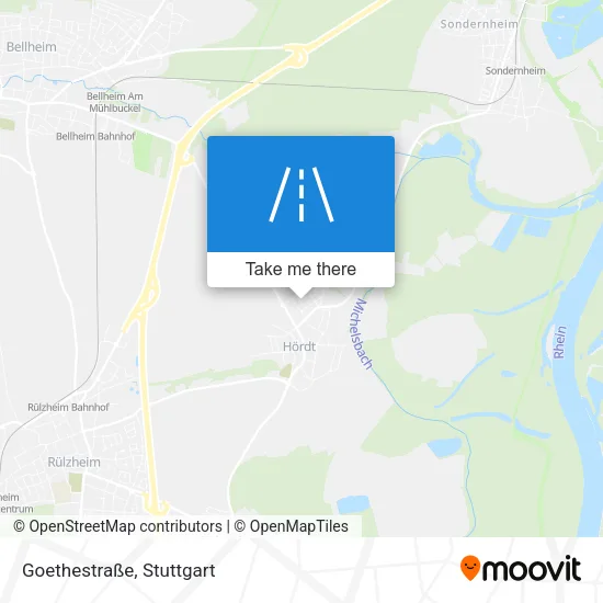 Карта Goethestraße