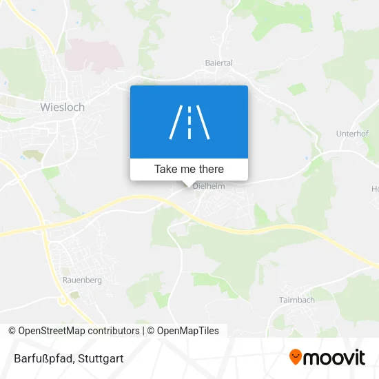 Карта Barfußpfad