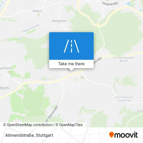 Карта Allmendstraße