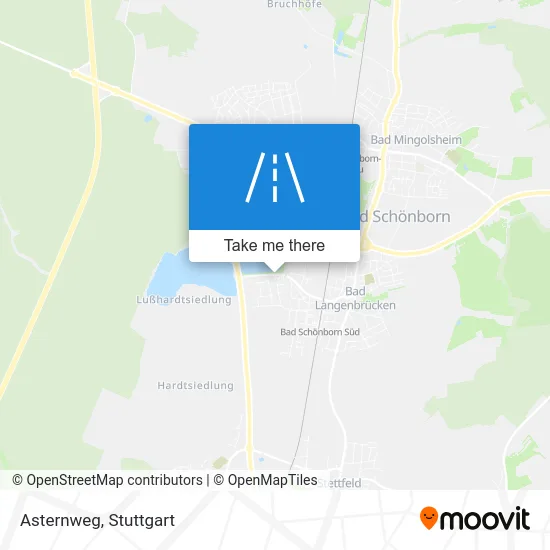 Карта Asternweg