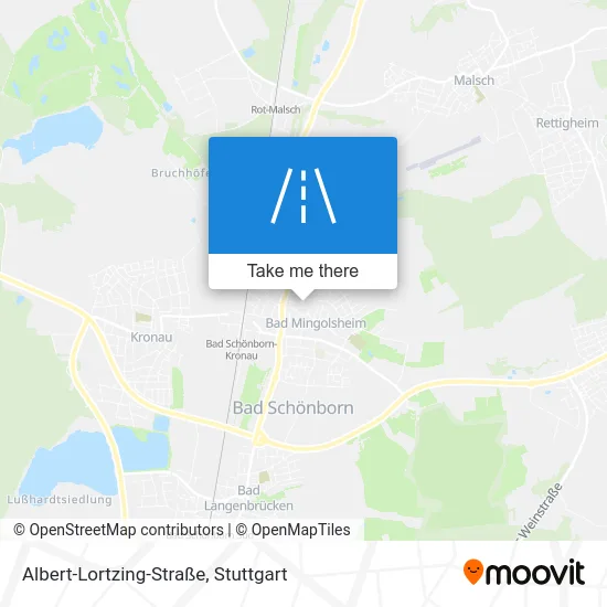 Карта Albert-Lortzing-Straße