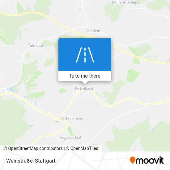 Карта Weinstraße