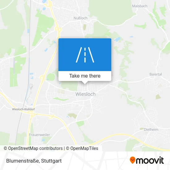 Карта Blumenstraße