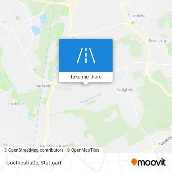 Карта Goethestraße