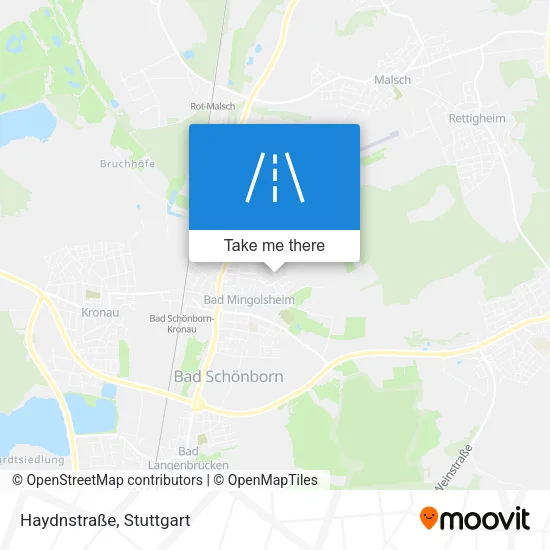 Карта Haydnstraße
