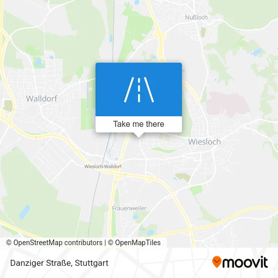 Карта Danziger Straße