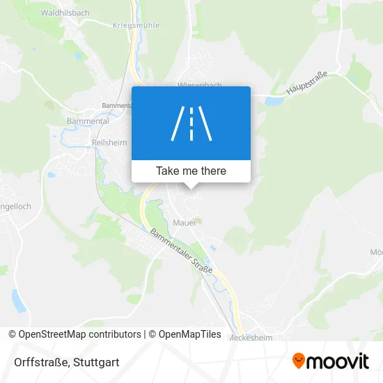 Карта Orffstraße