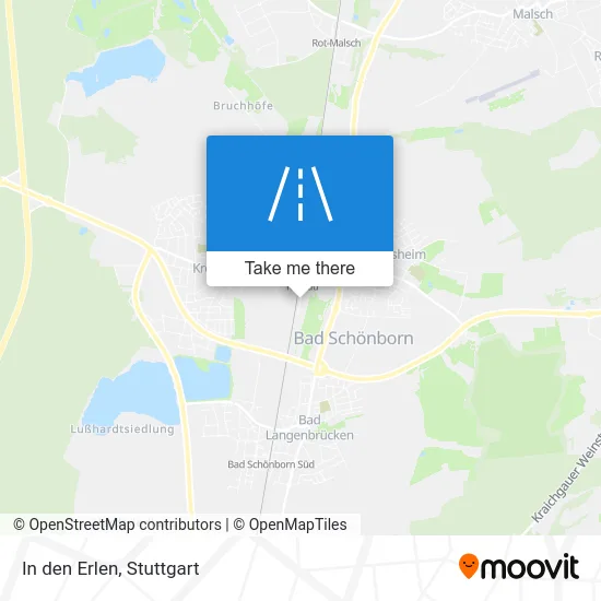 Карта In den Erlen