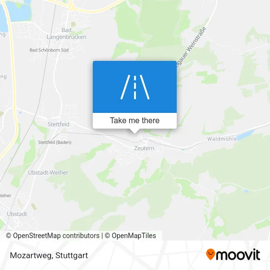 Карта Mozartweg