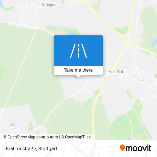 Карта Brahmsstraße