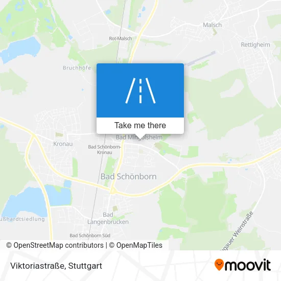 Карта Viktoriastraße