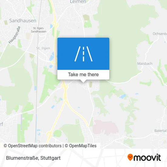 Карта Blumenstraße