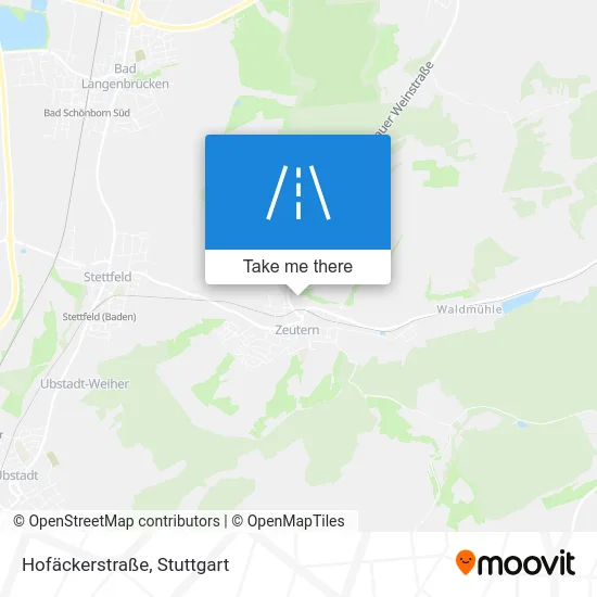 Карта Hofäckerstraße