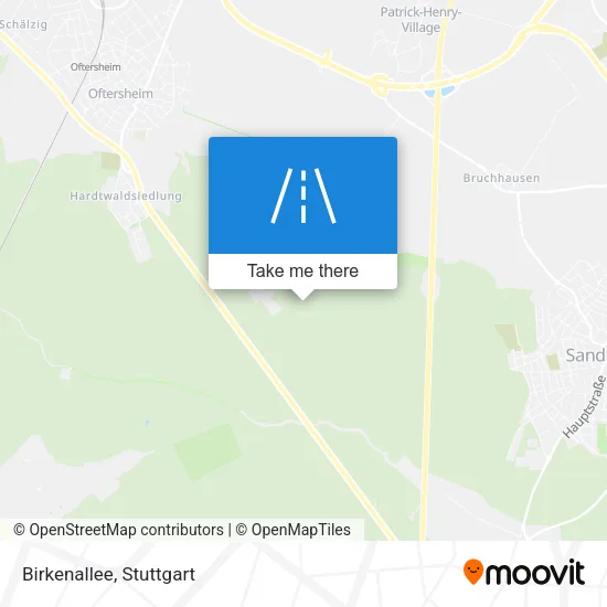 Карта Birkenallee