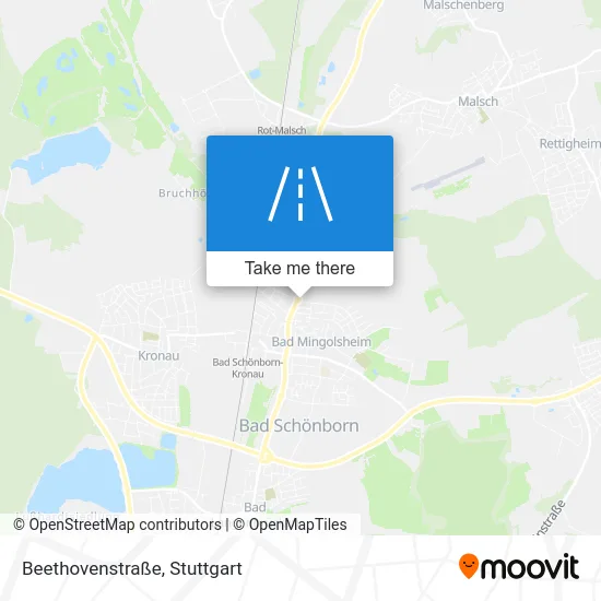 Карта Beethovenstraße
