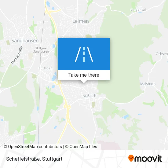 Карта Scheffelstraße