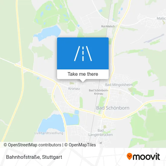 Карта Bahnhofstraße
