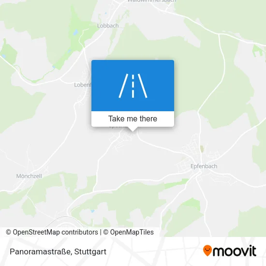 Карта Panoramastraße