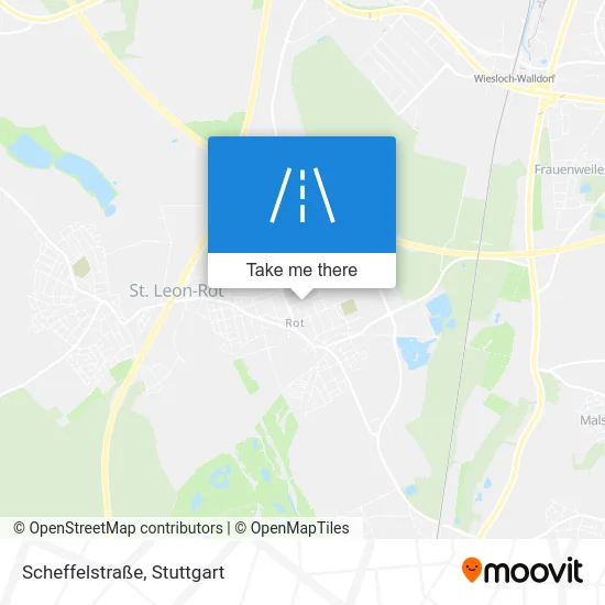 Карта Scheffelstraße