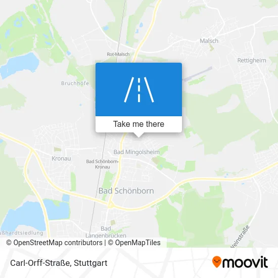 Карта Carl-Orff-Straße