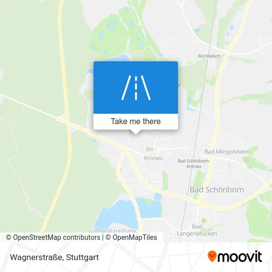 Карта Wagnerstraße