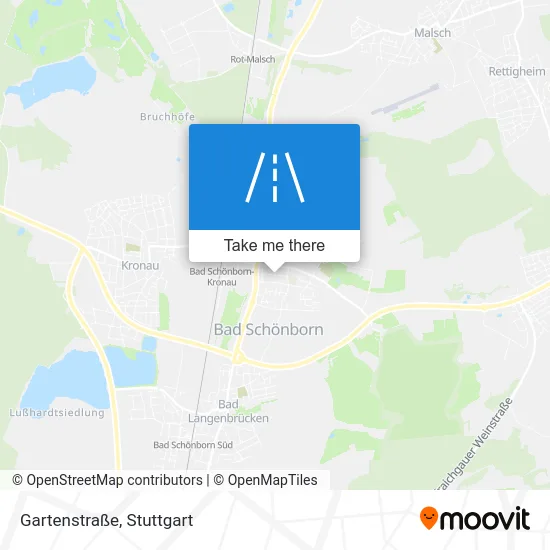 Карта Gartenstraße