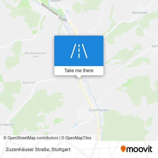 Карта Zuzenhäuser Straße