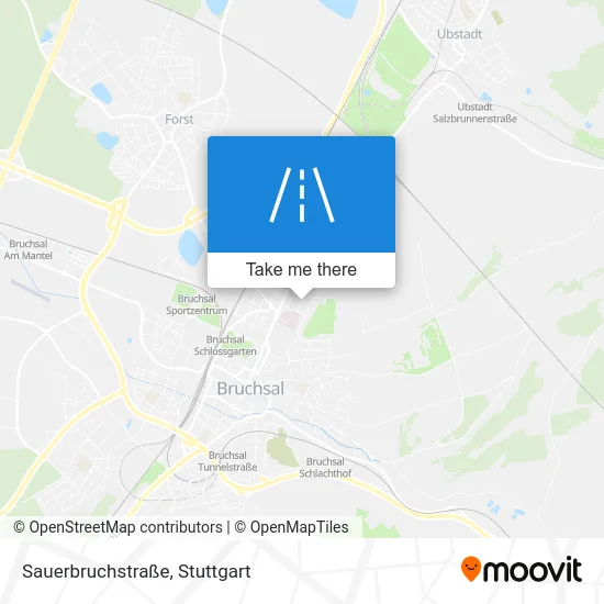 Карта Sauerbruchstraße