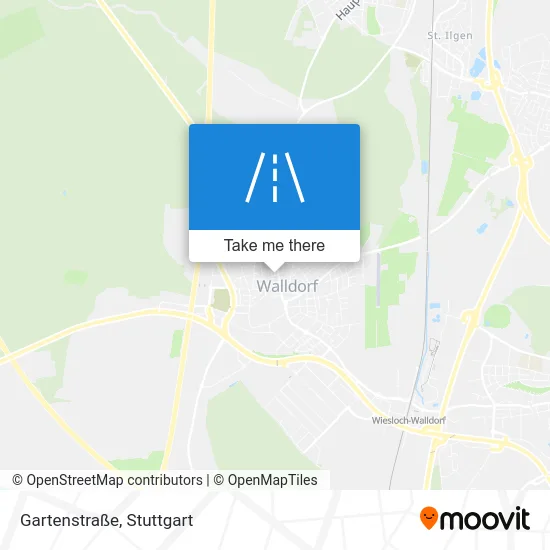 Карта Gartenstraße