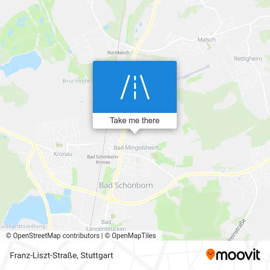 Карта Franz-Liszt-Straße