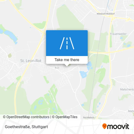 Карта Goethestraße