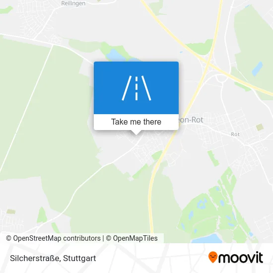 Карта Silcherstraße