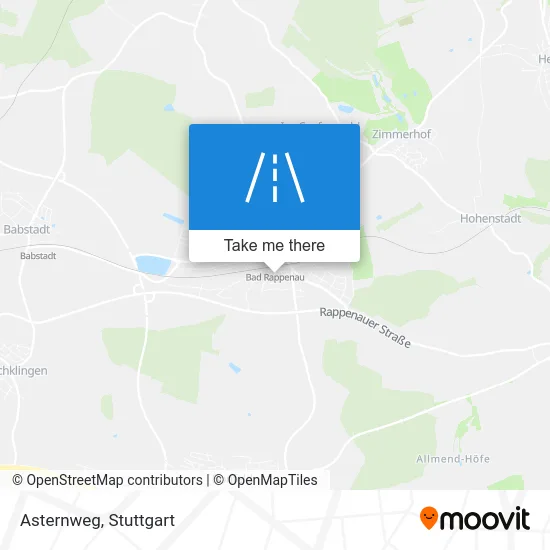 Карта Asternweg