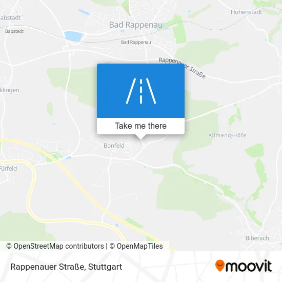 Rappenauer Straße map